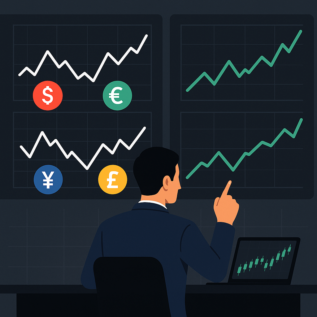 Trading concept illustration