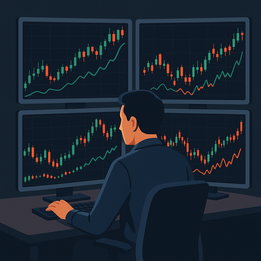Trading concept illustration