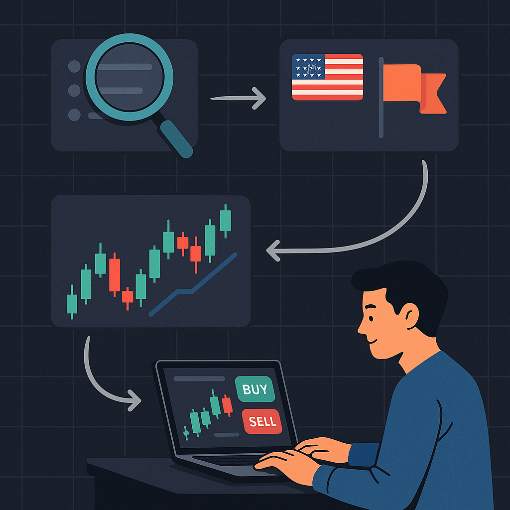 Trading concept illustration