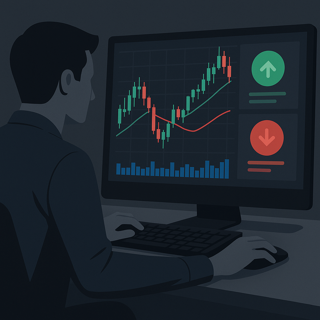 Trading concept illustration