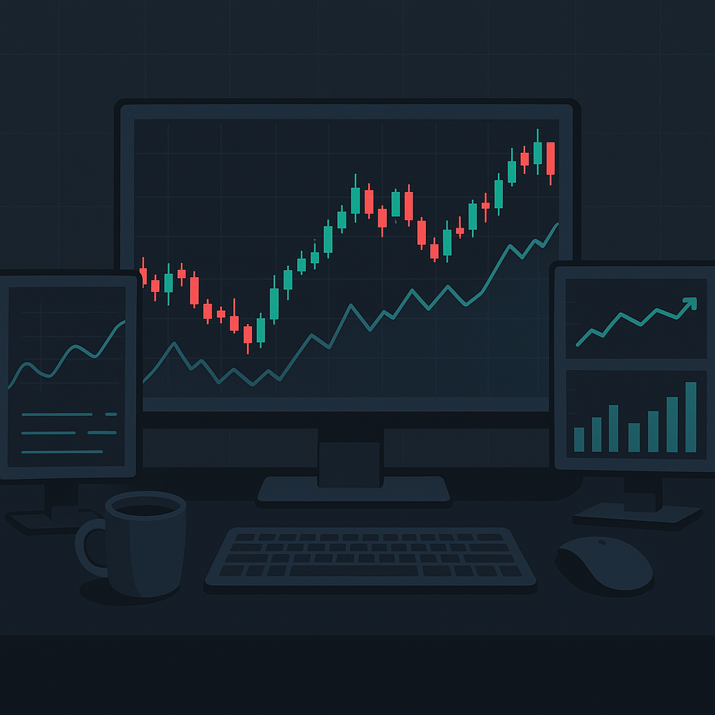 Trading concept illustration