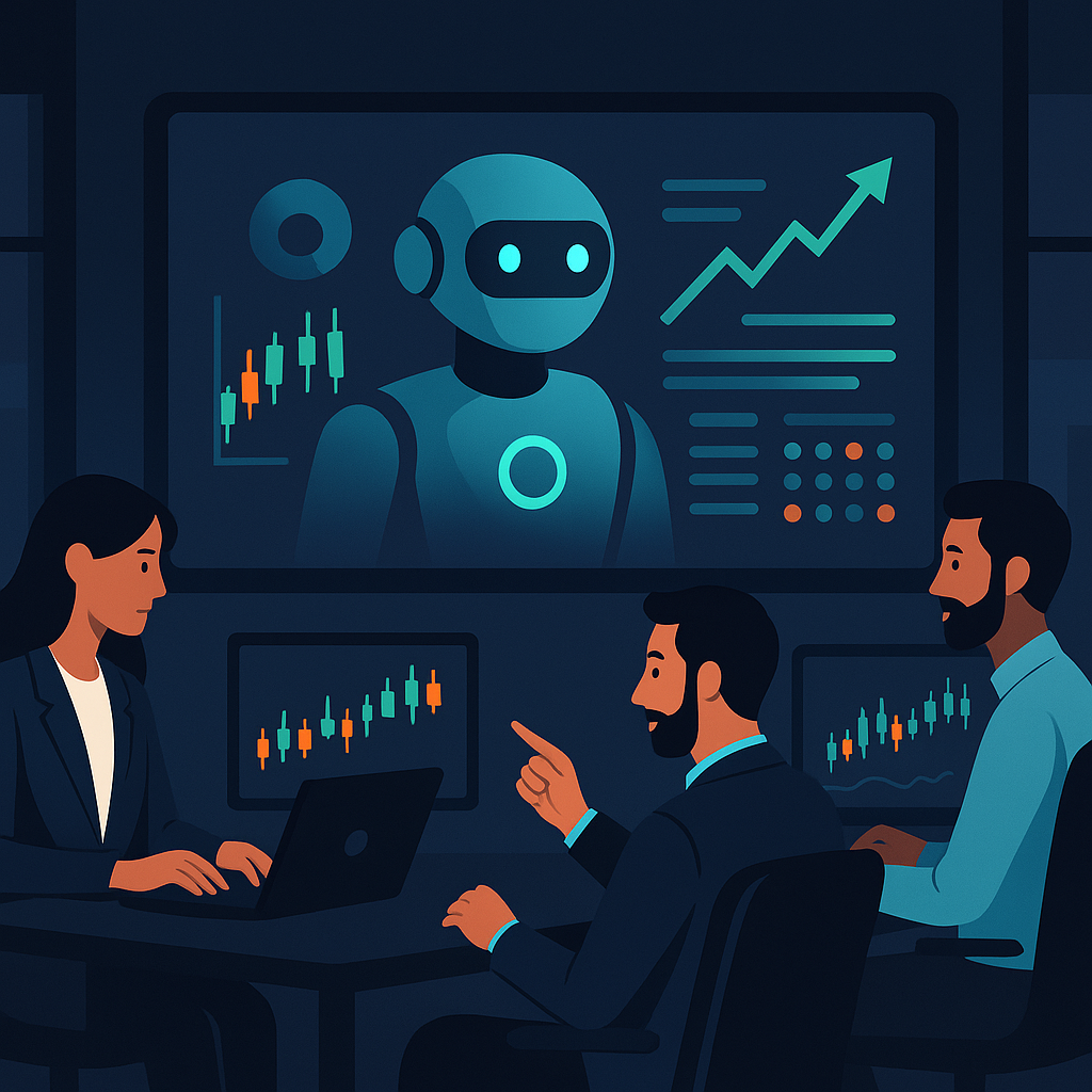 Trading concept illustration