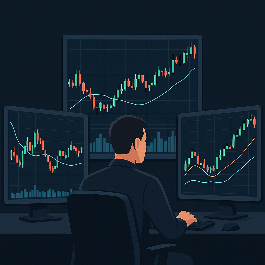 Trading concept illustration