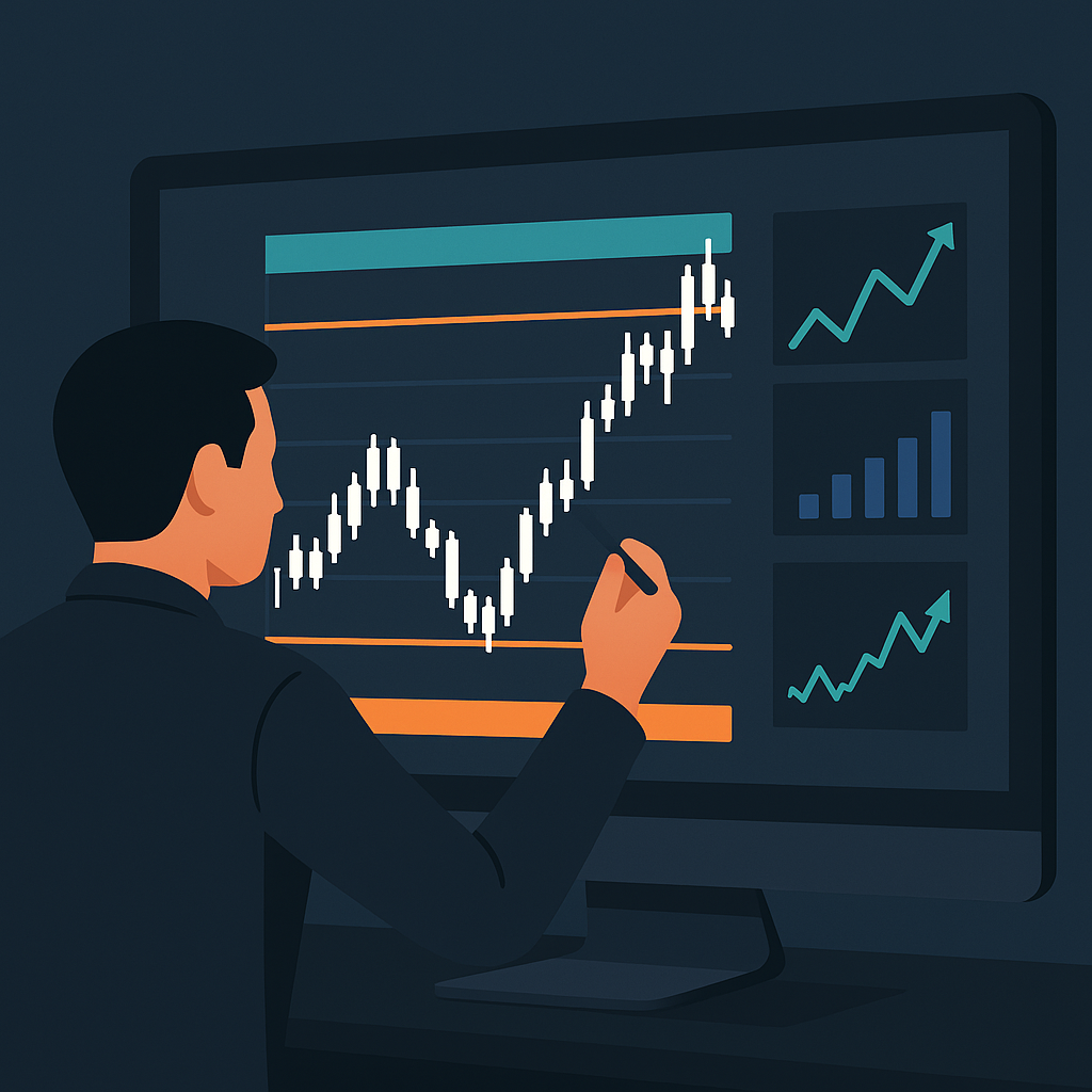 Trading concept illustration