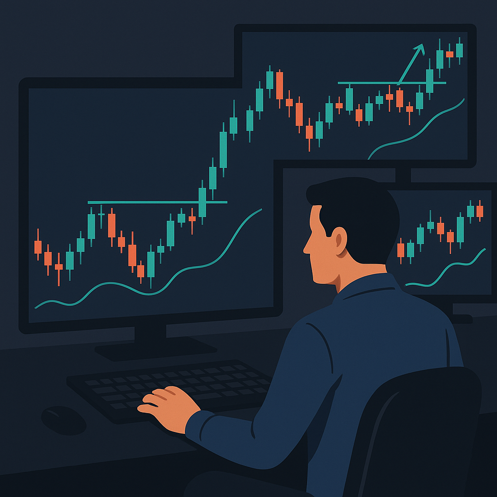 Trading concept illustration