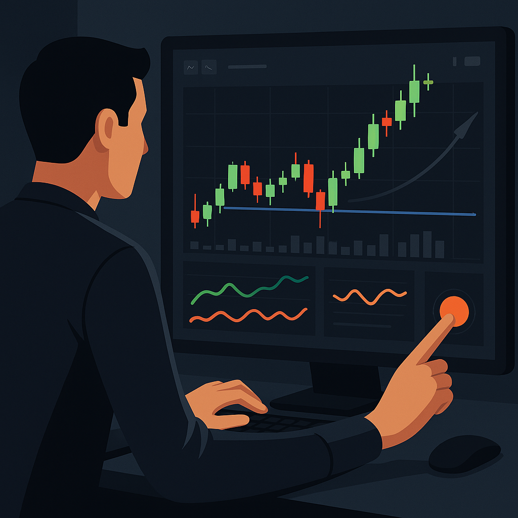 Trading concept illustration