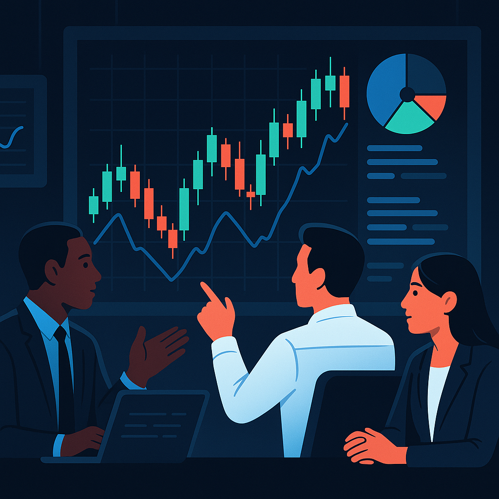 Trading concept illustration