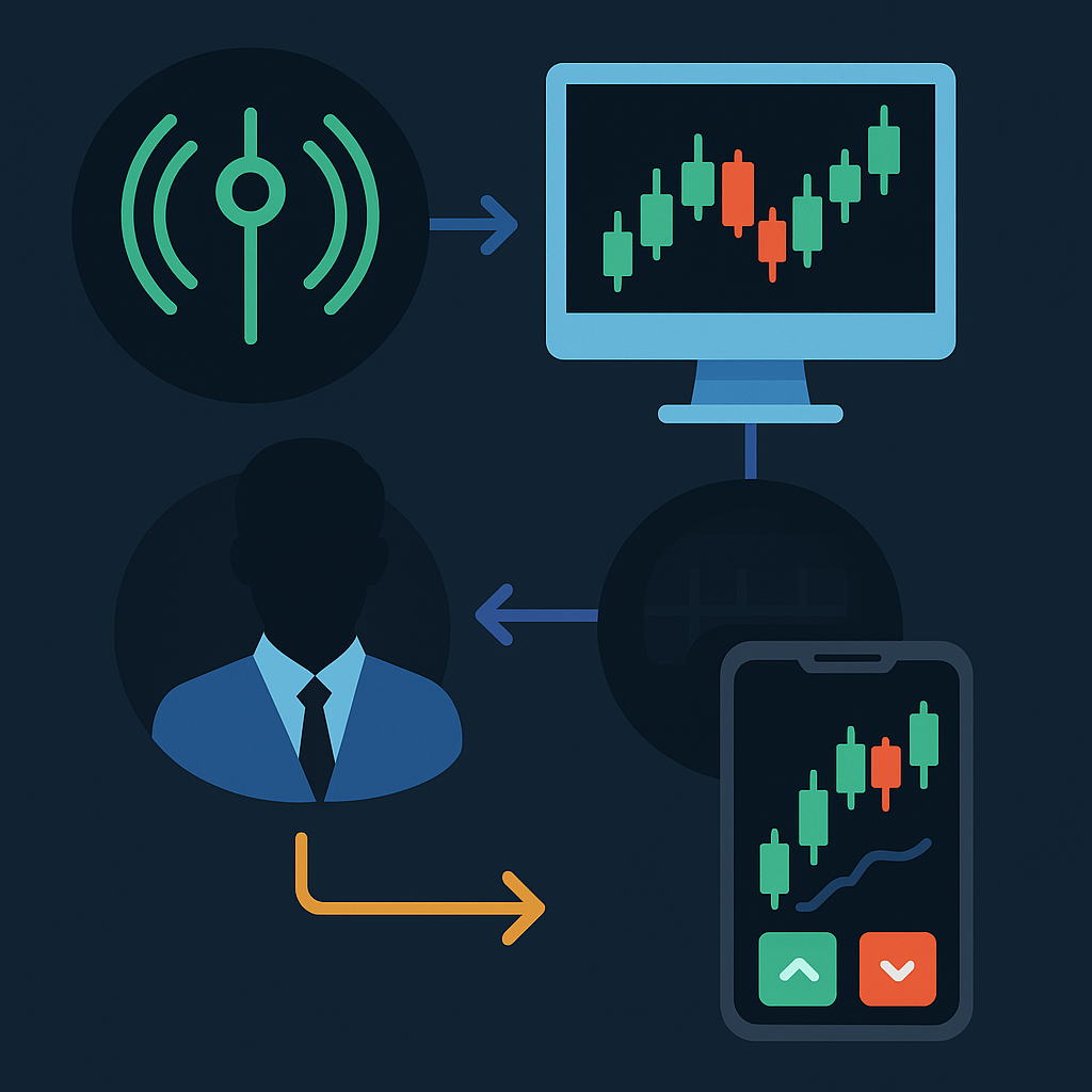 Trading concept illustration