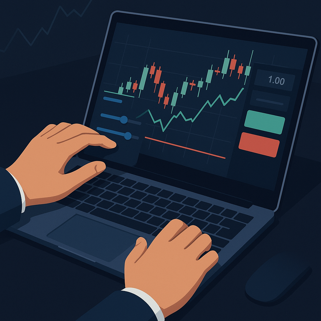 Trading concept illustration