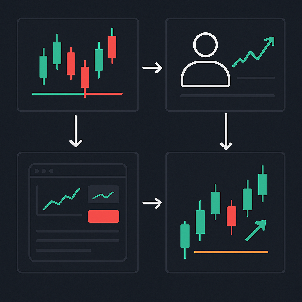 Trading concept illustration