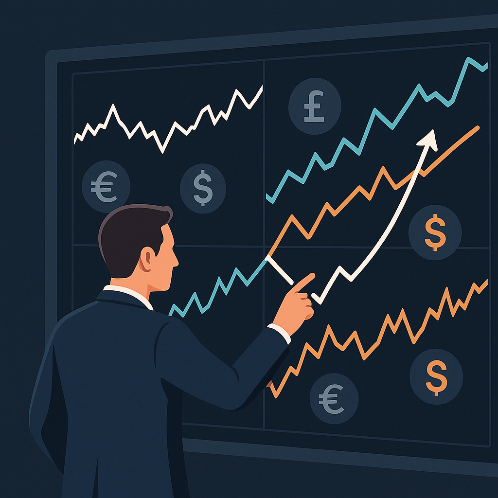 Trading concept illustration