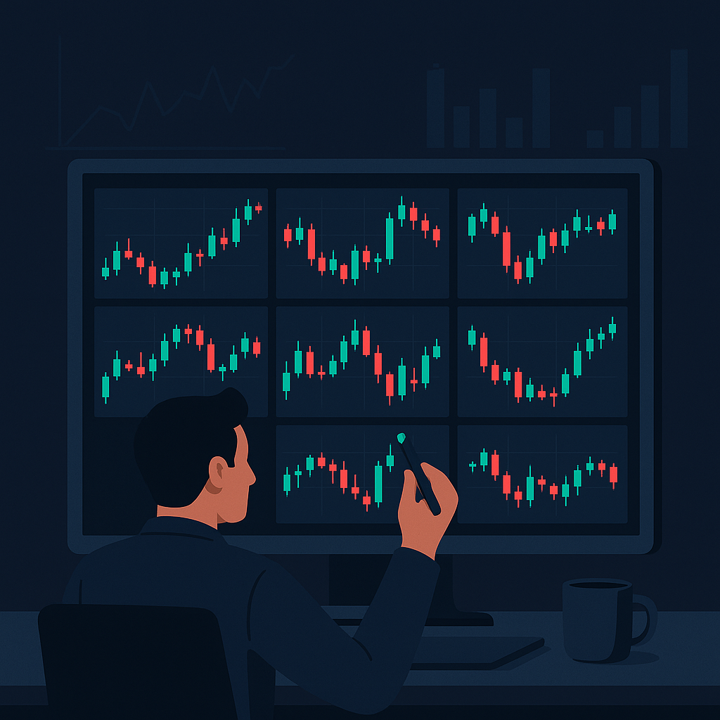 Trading concept illustration