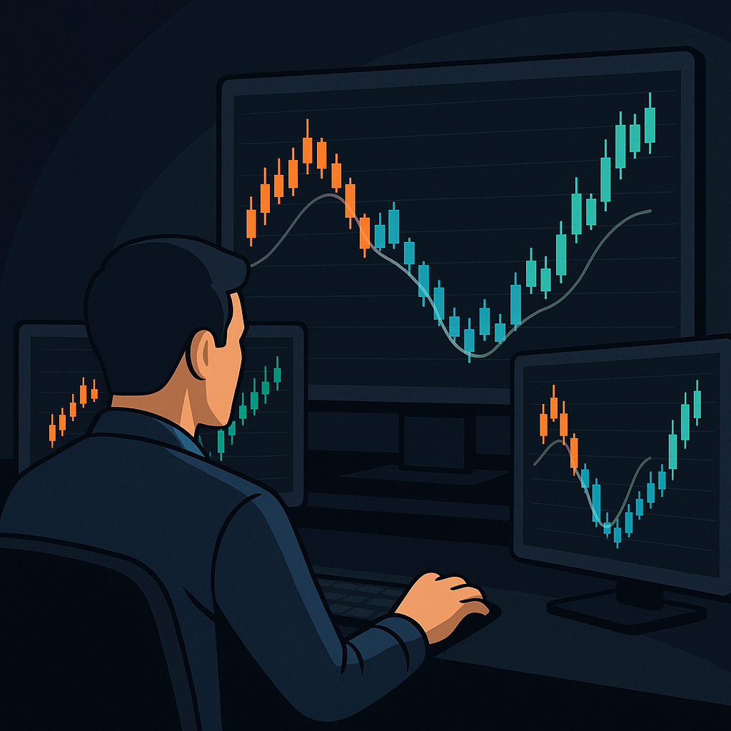Trading concept illustration