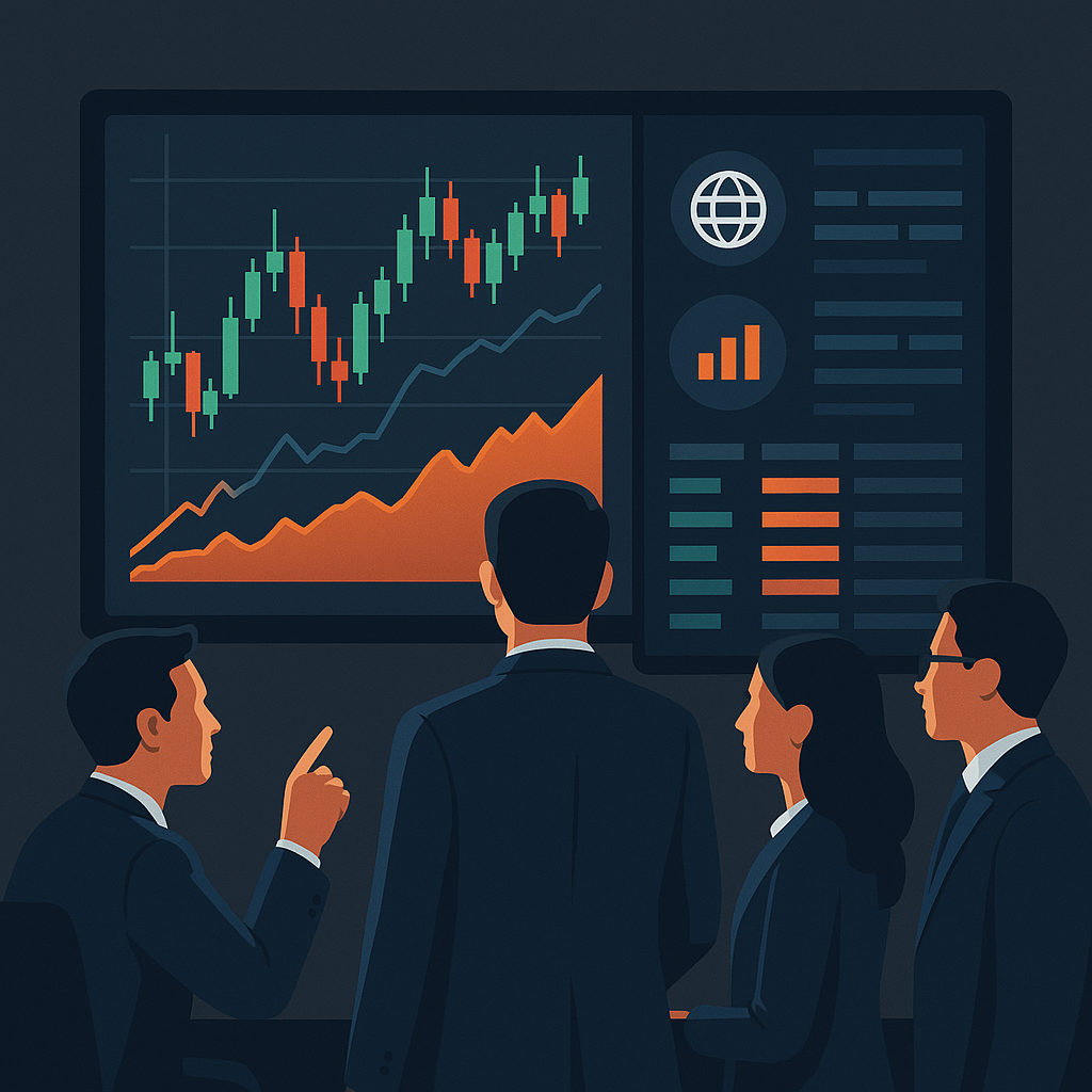 Trading concept illustration