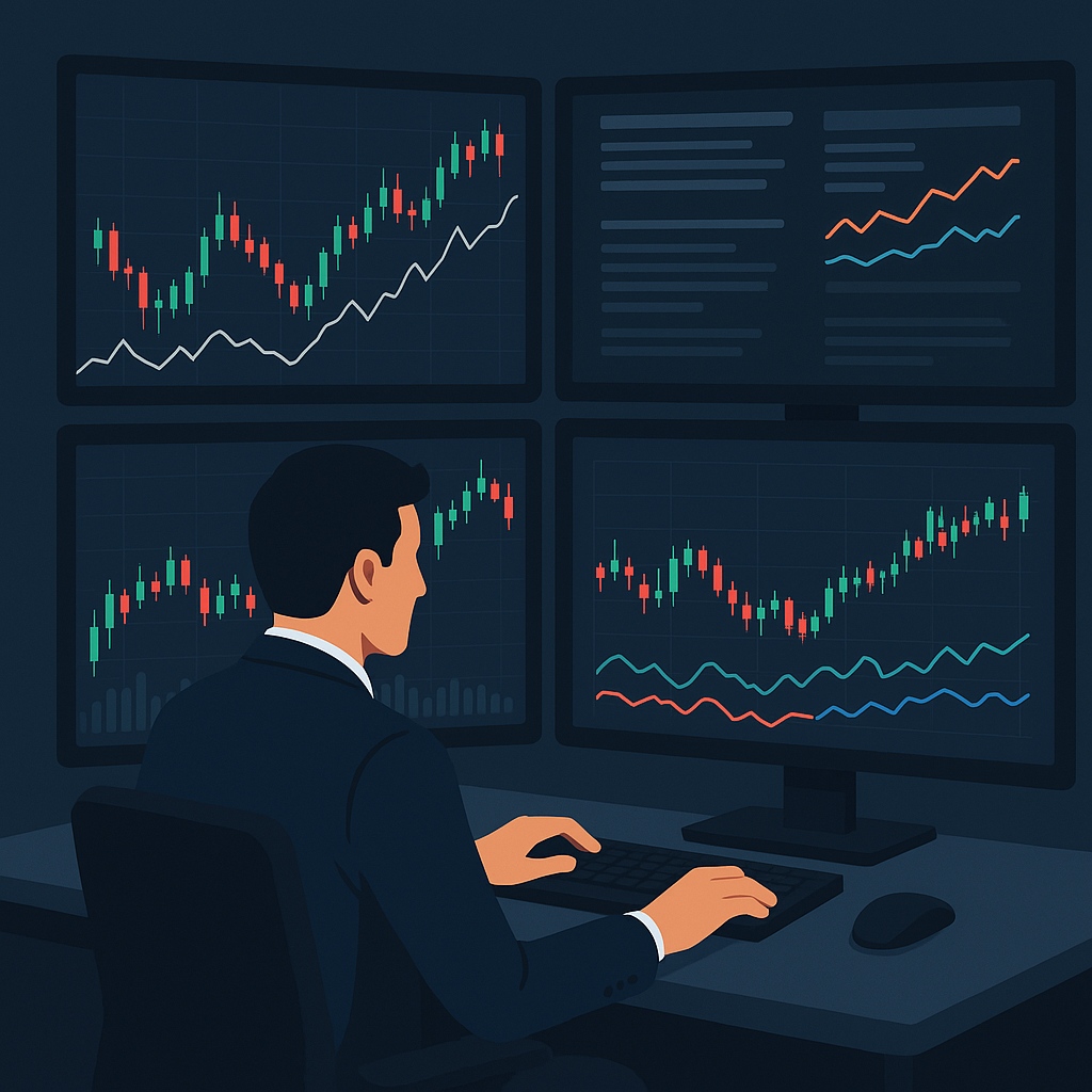 Trading concept illustration