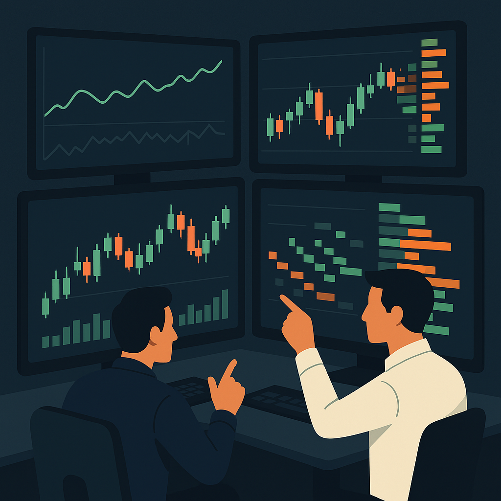 Trading concept illustration