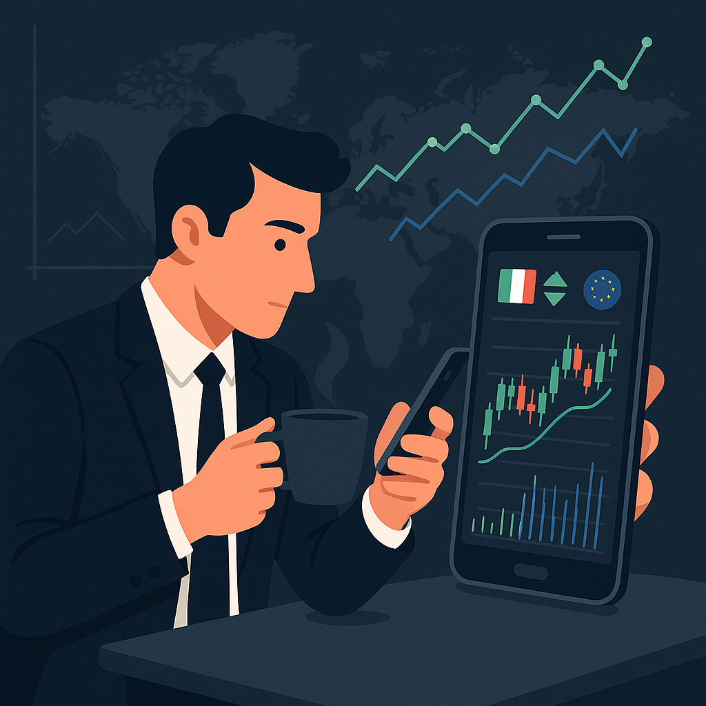 Trading concept illustration