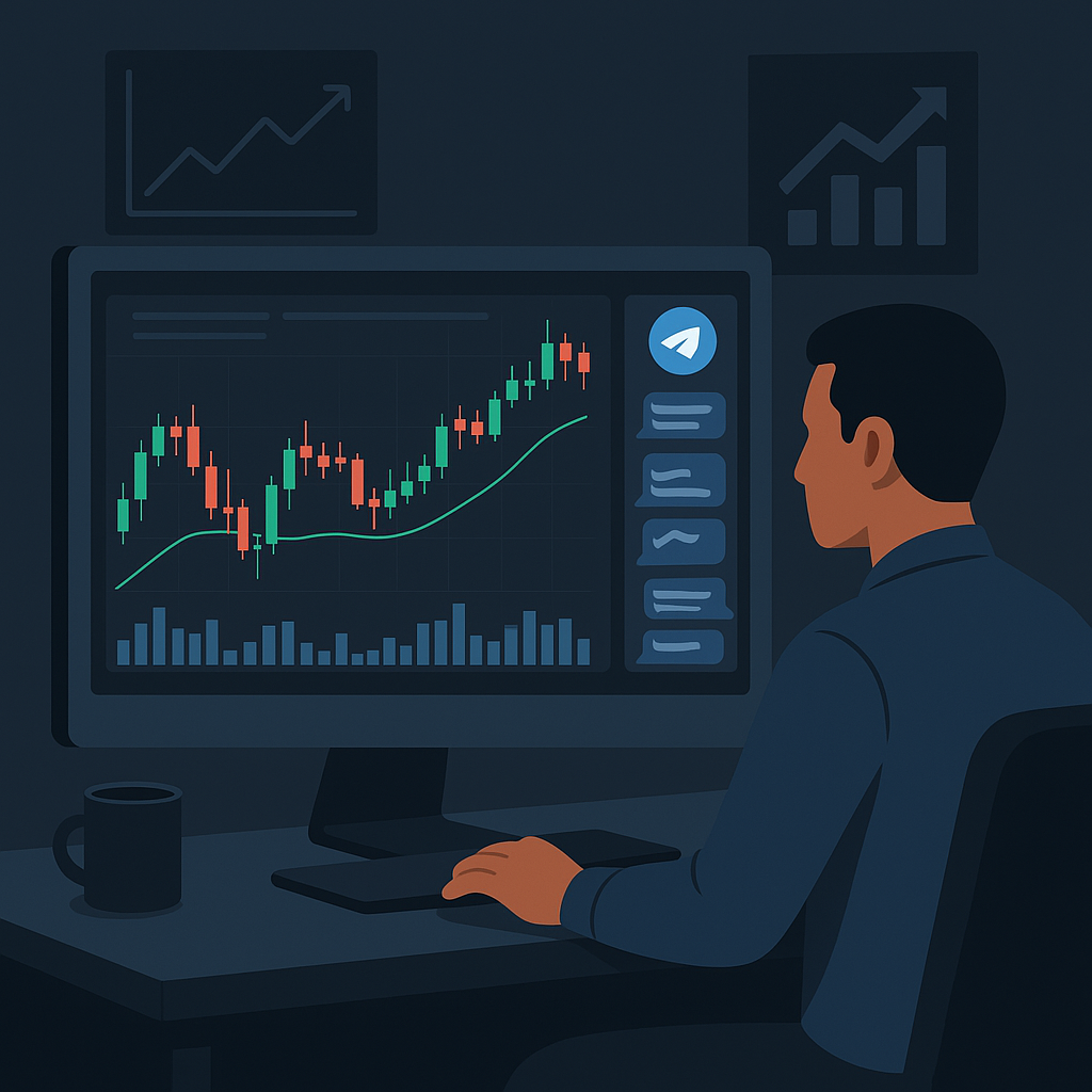 Trading concept illustration