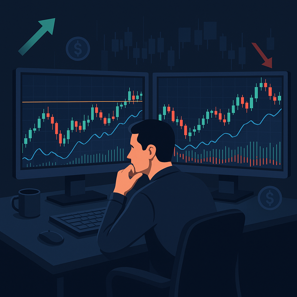 Trading concept illustration