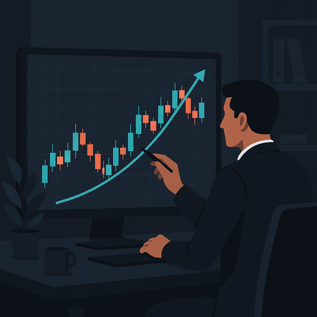 Ilustração do conceito de negociação