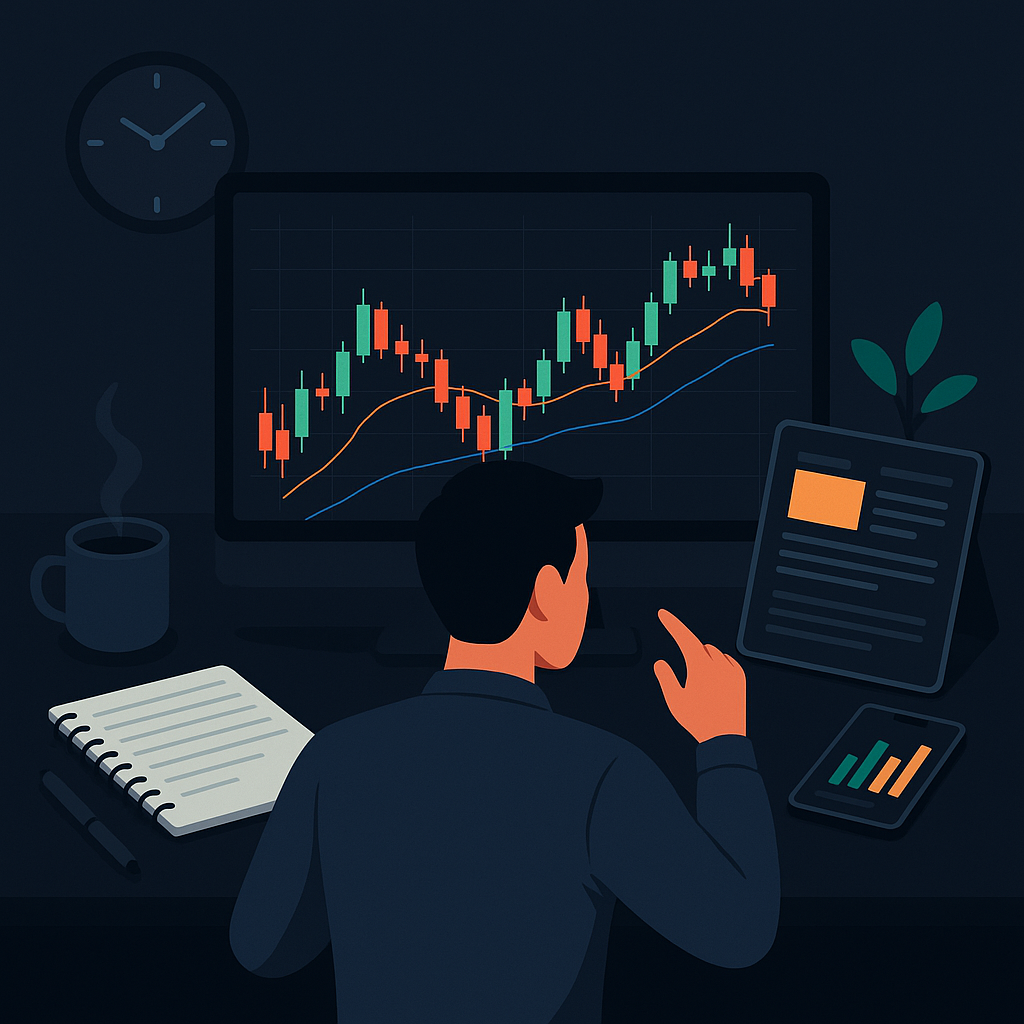 Trading concept illustration