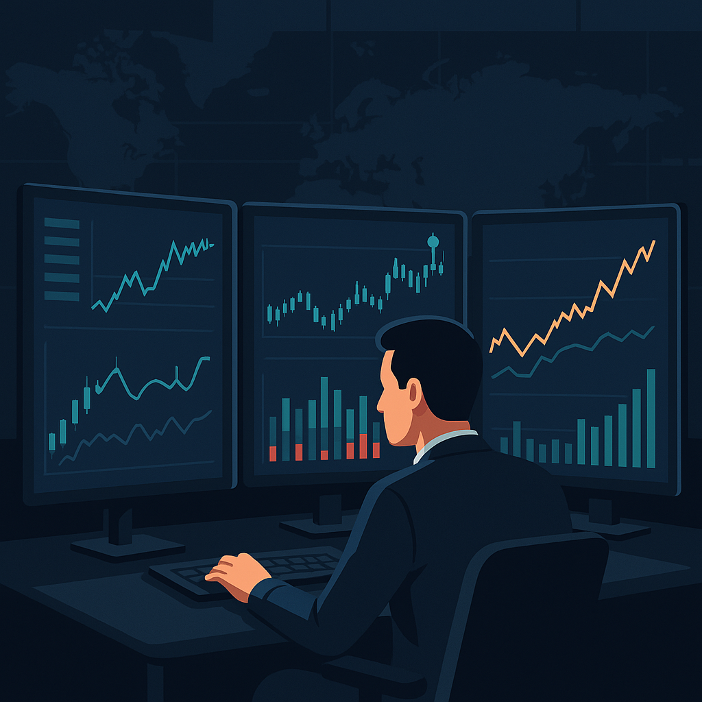 Trading concept illustration