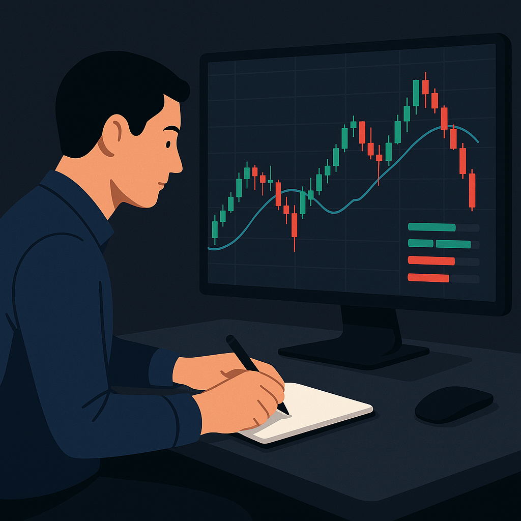 Trading concept illustration