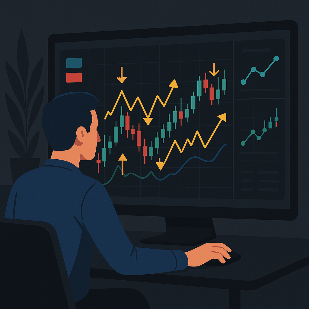 Trading concept illustration