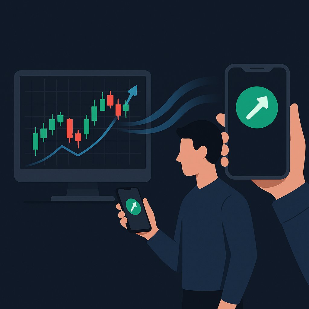 Trading concept illustration