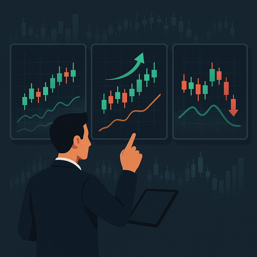 Trading concept illustration